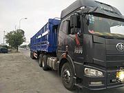 10年11月解放 390马力半挂车 高栏 重体头挂