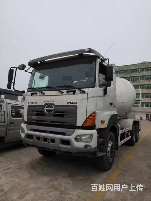 出售21年广汽日野12方搅拌车，车况原版原漆的图片