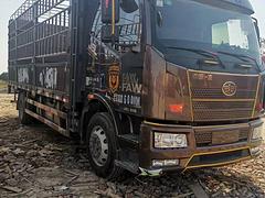 二手解放j6L高栏货车，19年10月的前四后四
