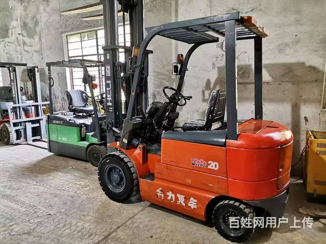 4米电动二手叉车，冷库仓储环保2吨二手电动叉车包邮的图片