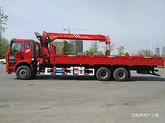 解放J6后八轮5节臂12吨随车吊 多少钱一辆