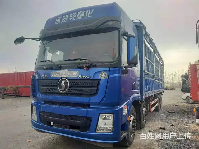 前四后八二手德龙9.6米载货车 375马力 国五的图片