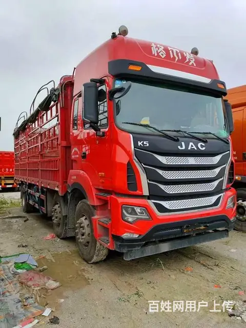 一年车 江淮格尔发 前四后四7米8高栏 240马力的图片