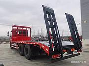 后八轮挖机平板拖车 拉25吨拖板车 全国联保