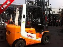 出售3吨TCM叉车，三门架中缸侧移叉车升高4米5