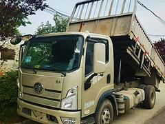 低价转让解放平板自卸车，车况好