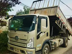 低价转让解放平板自卸车，车况好