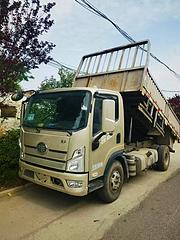 低价转让解放平板自卸车，车况好