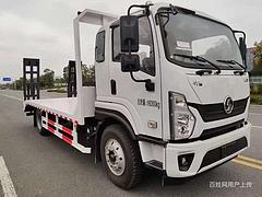 国六陕汽X9单桥平板拖车平板运输车 货真价实