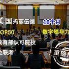 安徽美国玛丽伍德大学数字领导力方向工商硕士_适合公司高管