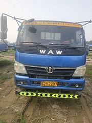 个人二手奥驰平板小货车 6.5米大黄牌 前四后四