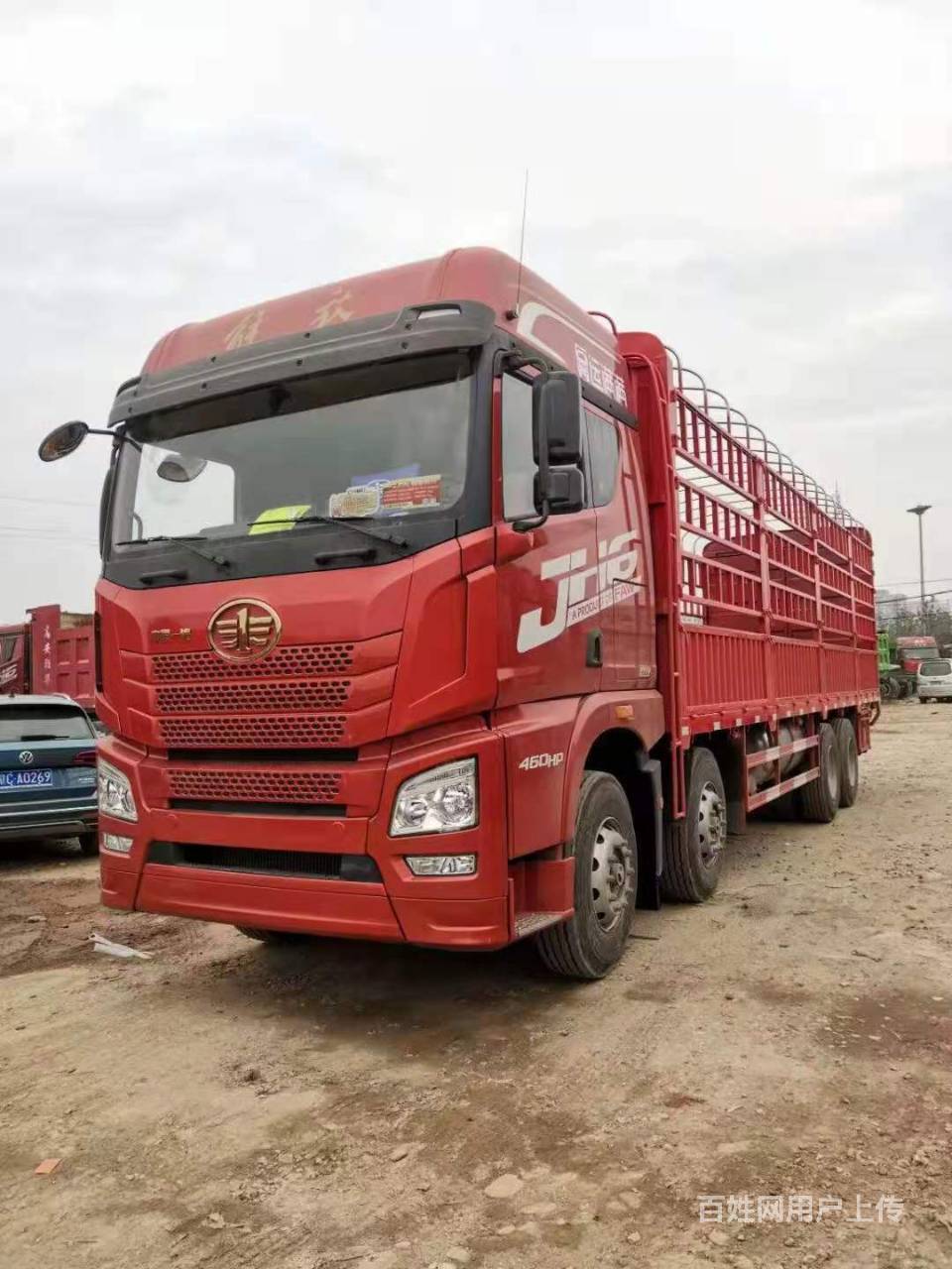 【图】- 解放jh6前四后八高栏 460马力国5急卖 - 乐山市中货车 - 乐山