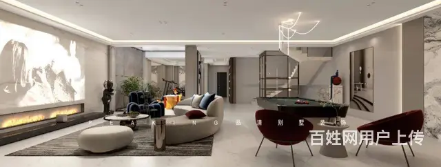 别墅装修 | 720㎡现代轻奢风格案例赏析 - 图片 7