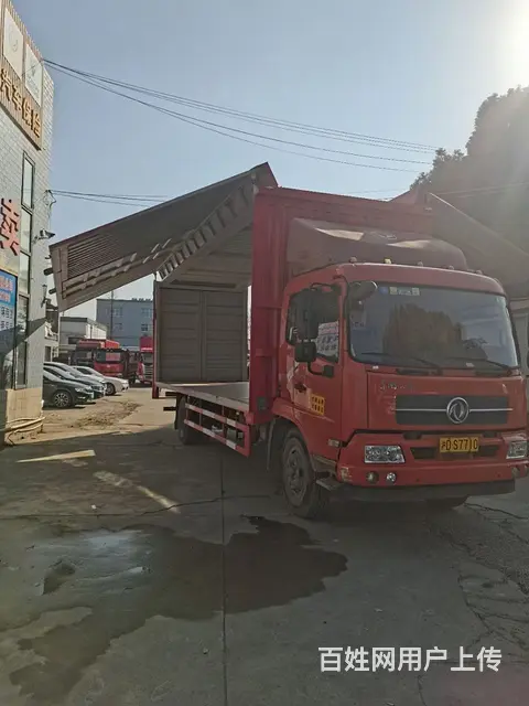 低价出售东风天锦8米3电动双飞厢式货车 国5 - 图片 1