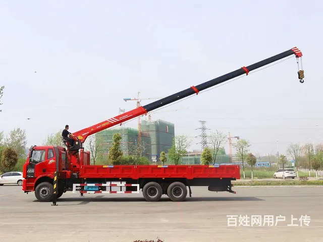 J6后八轮260马力长兴12吨随车吊 冷铆工艺车箱 - 图片 5