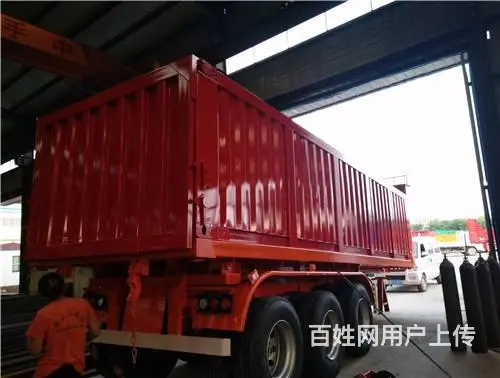 生产出售8.5米集装箱后翻自卸半挂车定制各种半挂车 - 图片 10
