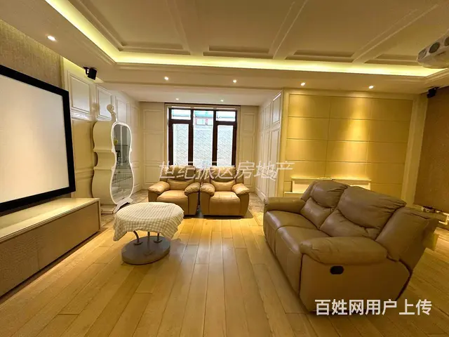 盛和双拼别墅  简欧浅色豪装带大花园 双车位私密性好 - 图片 5