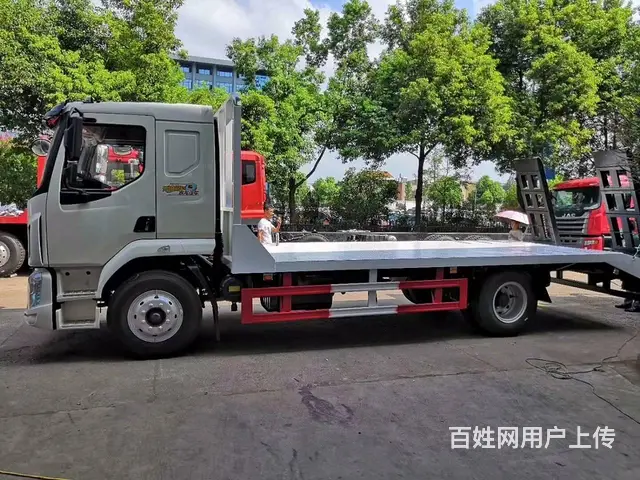 厂家直销东风柳汽拖板车 拖15吨挖机平板拖车可按揭 - 图片 2