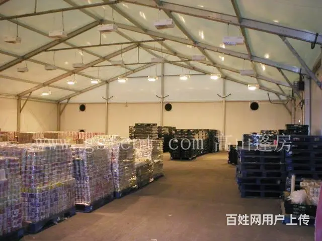 临时仓储物流大棚 工业仓库蓬房 铝合金帐篷厂家 - 图片 1