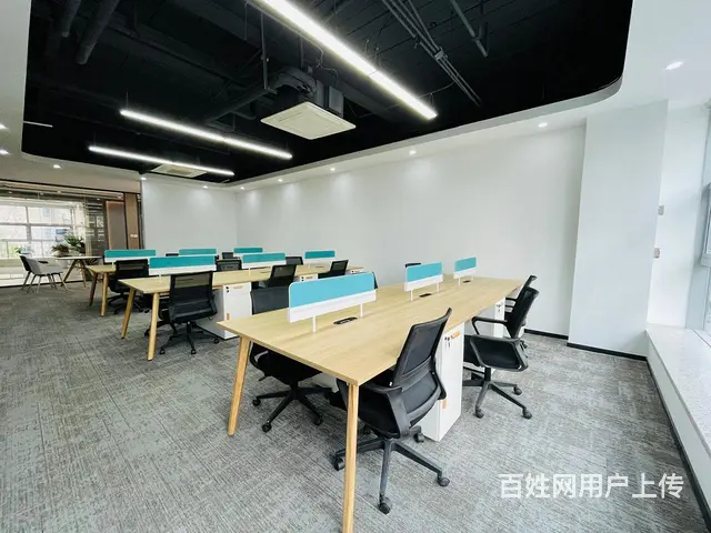 九堡地铁口 实拍150方三隔断 工区可坐18人精装配全套家具 - 图片 10