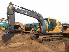 纯土方挖掘机沃尔沃140二手挖掘机价格