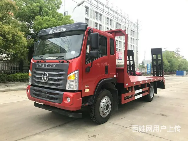 梧州湖北大运挖机平板拖车拉150挖机厂家直销好上户 - 图片 1