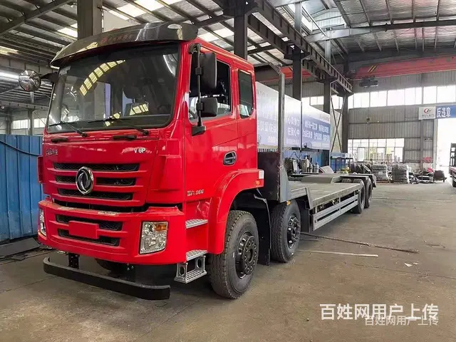 东风专底挖机拖板车 平板车 参数配置 - 图片 1