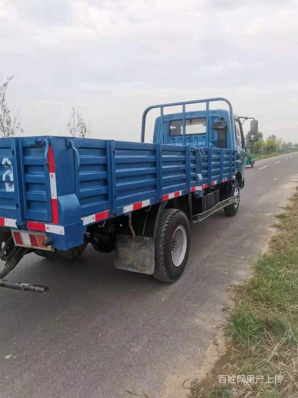 出售12年奥驰平板货车,加长蓝牌,4.8米,价格低