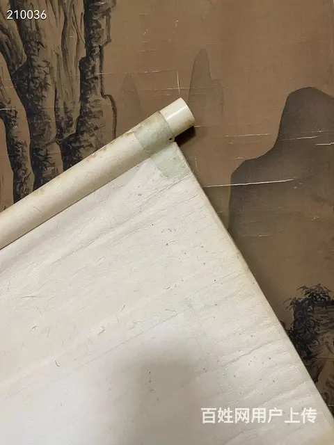 唐寅，绢本，74✖️148，原装旧裱 - 图片 9