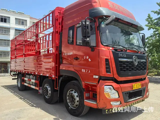 19年3月东风天龙国五7.7米前四后四高栏货车 - 图片 2
