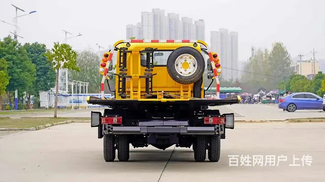 解放蓝牌新规一拖二清障车全柴132马力 - 图片 3