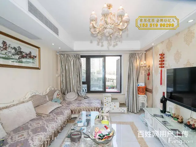 博小+北郊！远离铁路金新鼎邦3室2厅豪装双卧朝南满 - 图片 1