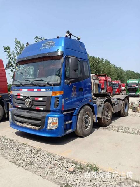 15年二手欧曼牵引车380马力双导原版车 国四排放