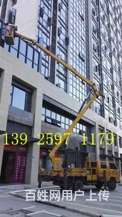清远高空云梯车出租，高空路灯车出租，路灯安装车出租 - 图片 1