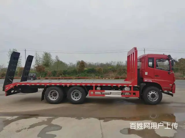 后八轮程力商用挖机平板运输车 厂家直销销售点 - 图片 8