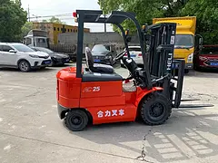 九成新仓储电动叉车 合力2.5吨精品二手叉车出售