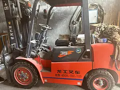 【搞定了！】龙江叉车3.5 T，用了422小时，买来一直没怎