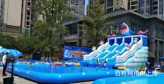 苏州地区充气城堡水池租赁，大象滑梯，泡泡派对 - 图片 3