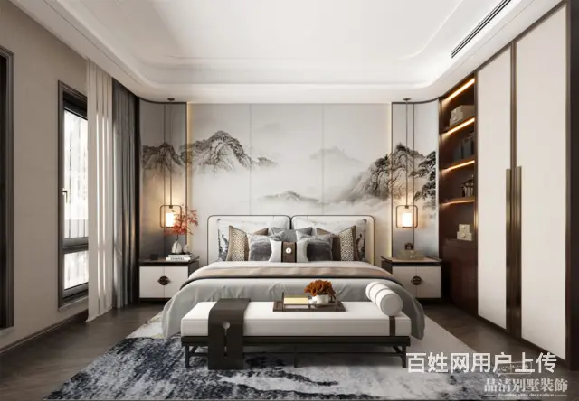 常州别墅装修：735㎡新中式风格——东方雅致美宅 - 图片 6