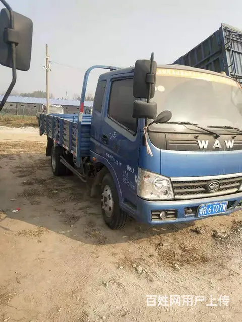 急售二手奥驰六轮平板载货车 4米大箱 国四排放 - 图片 2