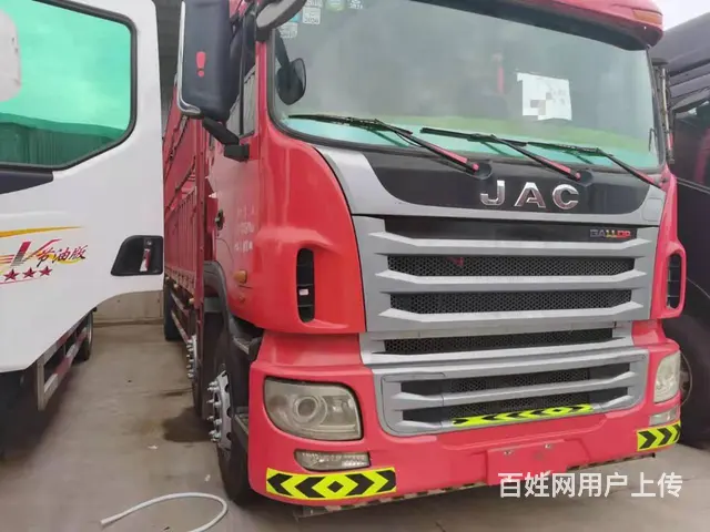 国四江淮前四后四高栏车245马力9米6货厢 - 图片 1