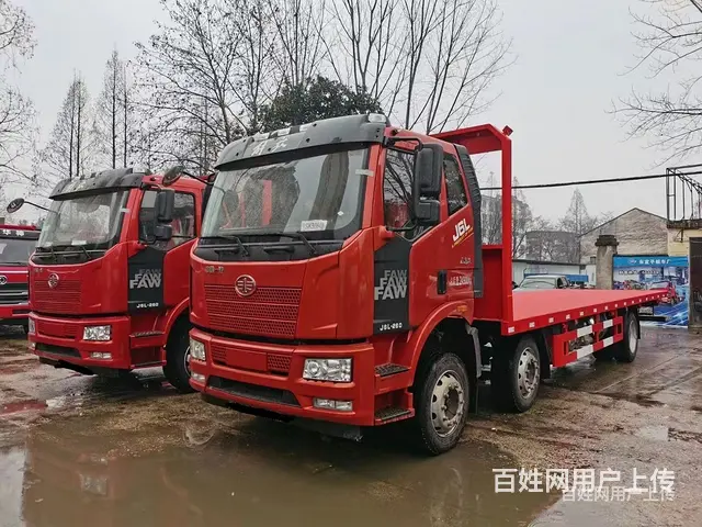 新乡解放前四后四平板车150挖机神白平板车落地多少钱 - 图片 1