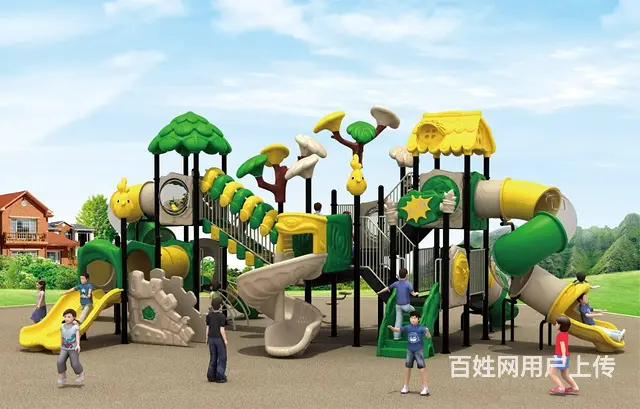 幼儿园滑梯大型儿童滑滑梯户外组合滑梯秋千儿童乐园玩 - 图片 1