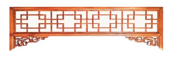 四川成都实木挂落榫卯花格挂落 - 图片 2