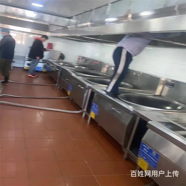 昆山市淀山湖酒店餐厅油烟机清洗公司 油烟管道清洗 - 图片 1