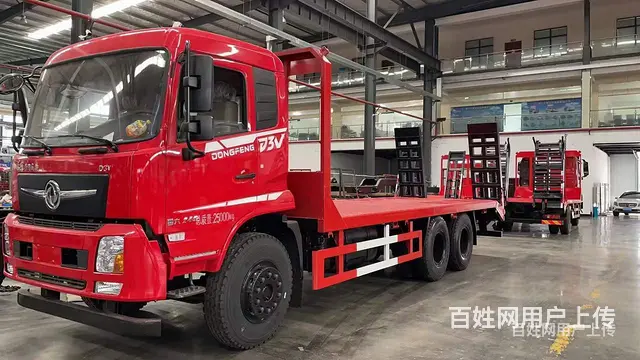 玉柴245马力东风钩机拖车 挖机平板车 多少钱一辆 - 图片 1