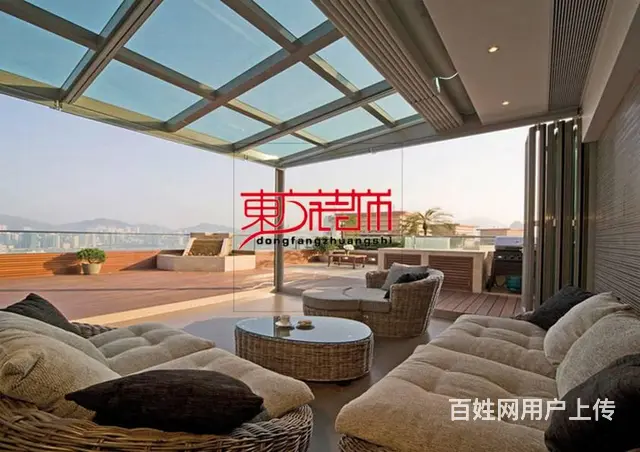 淄博玻璃采光顶玻璃阳光房玻璃幕墙隔热断桥铝合金窗户 - 图片 2