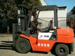 本地3吨自动挡二手叉车-合力4米内燃叉车-工厂直销