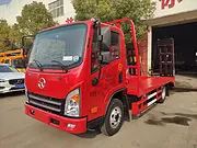 滨州小型蓝牌挖机运输车 拉75/80挖机拖车多少钱一辆
