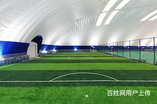 充气膜体育馆专业承建 多功能篮球网球室内场馆 - 图片 1